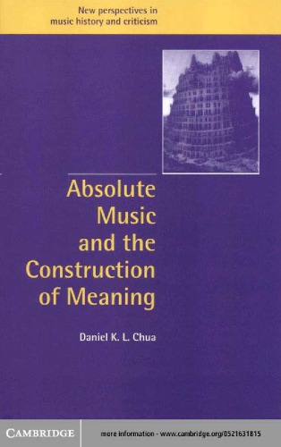 Absolute Music and the Construction of Meaning