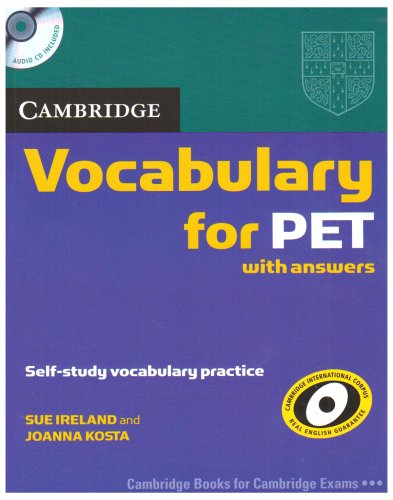 Cambridge Vocabulary for PET with Answers