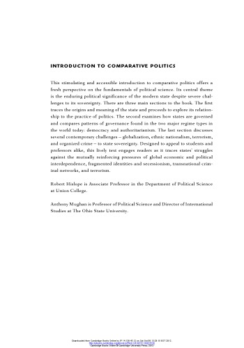 Introduction to Comparative Politics