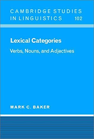 Lexical Categories