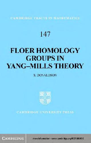 Floer Homology Groups in Yang-Mills Theory