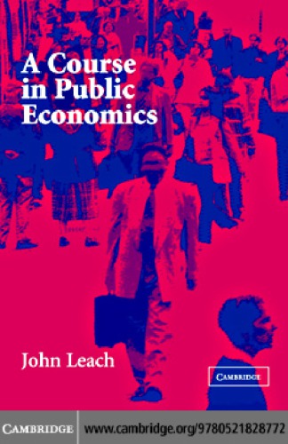 A Course in Public Economics