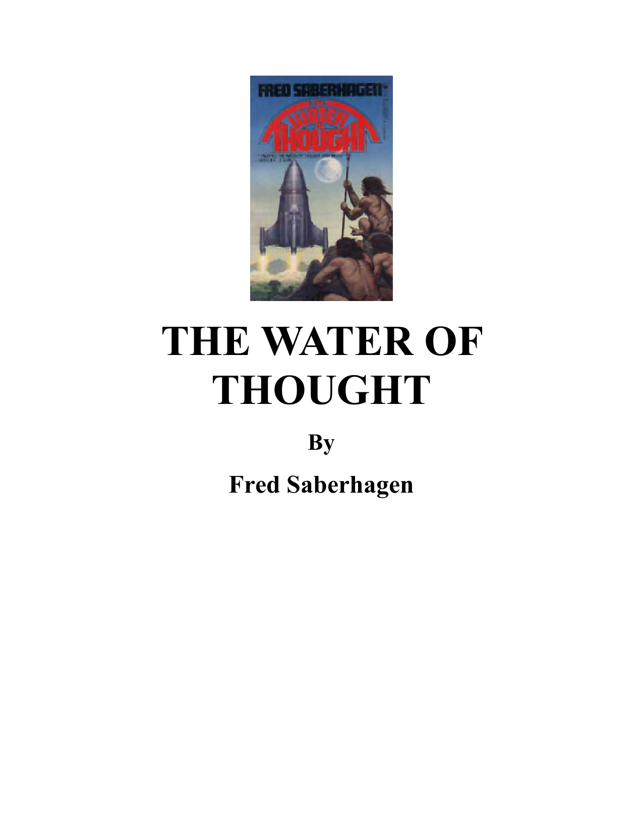 The Water Of Thought