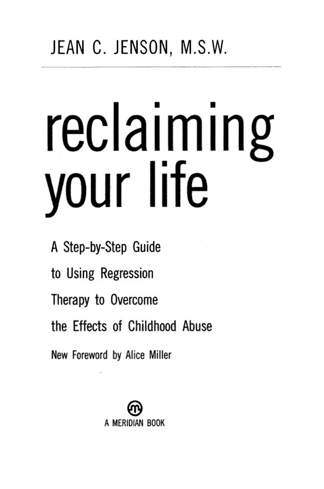 Reclaiming Your Life