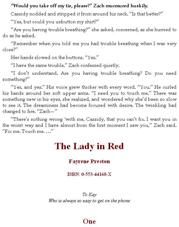 The Lady in Red