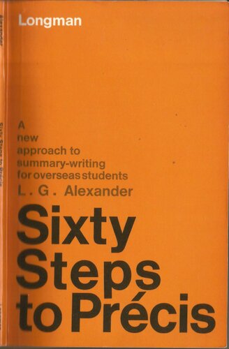 Sixty Steps to Precis