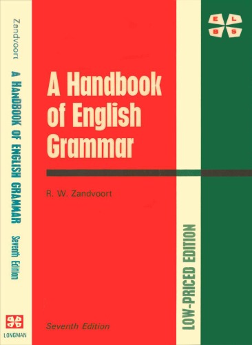 A Handbook of English Grammar