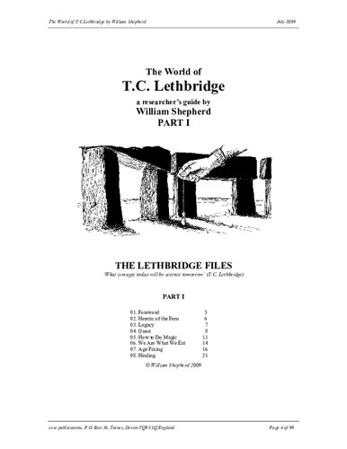 The essential T.C. Lethbridge