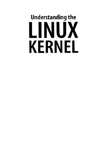 Understanding the Linux Kernel