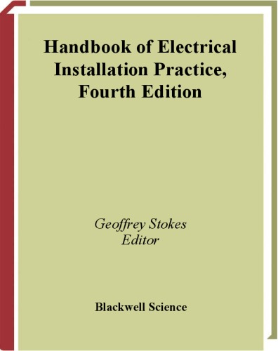 Handbook of Electrical Installation Practice