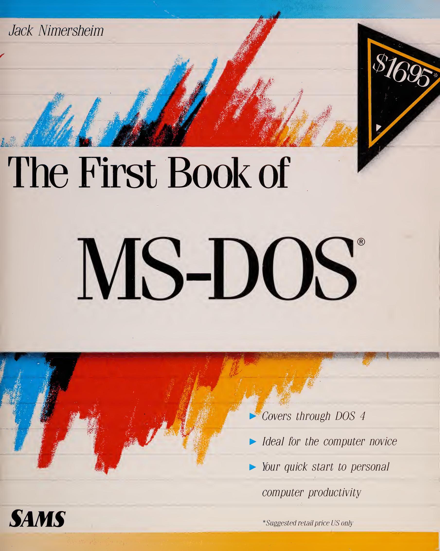 The First Book of MS-DOS