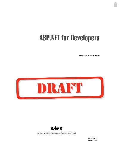 ASP.Net for Developers