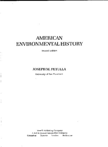 American Environmental History