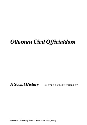 Ottoman Civil Officialdom