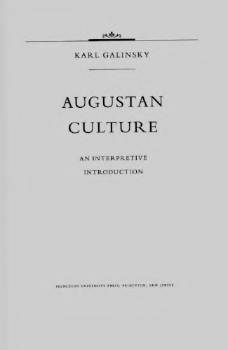 Augustan Culture