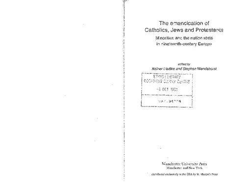 The Emancipation of Catholics, Jews and Protestants