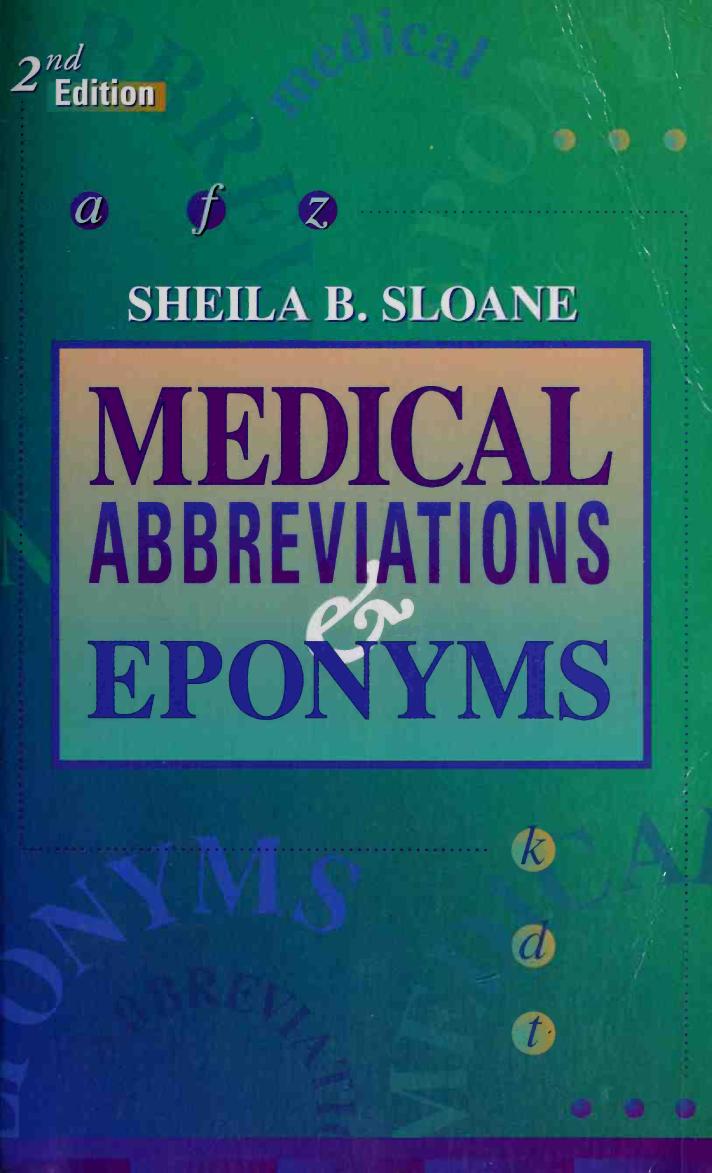 Medical Abbreviations &amp; Eponyms