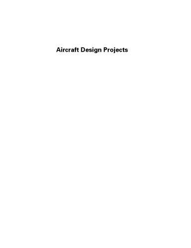 Aircraft Design Projects