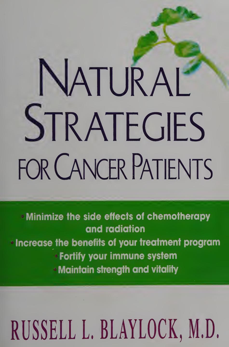 Natural Strategies For Cancer Patients