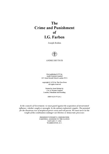 The Crime and Punishment of I.G. Farben