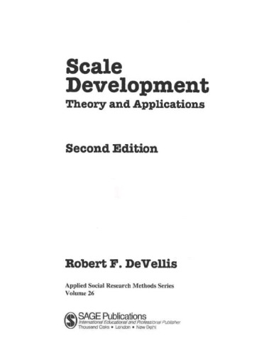 Scale Development