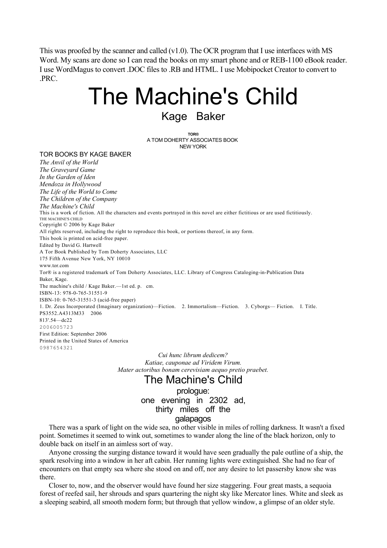 The Machine's Child