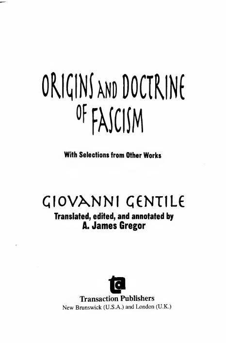 Origins and Doctrine of Fascism