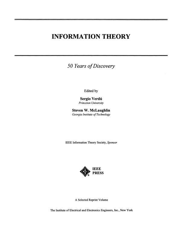 Information Theory