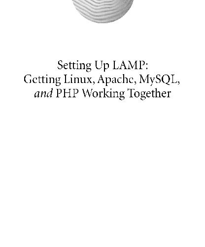 Setting Up Lamp