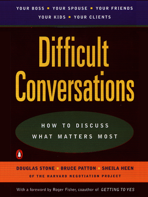 Difficult Conversations