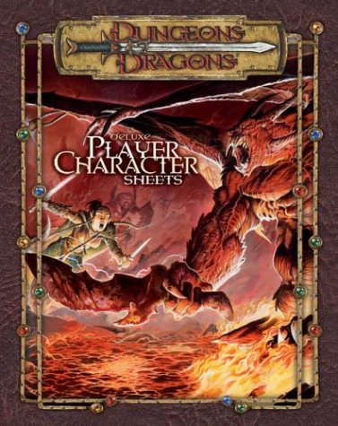 Deluxe Player Character Sheets (Dungeon &amp; Dragons Roleplaying Game