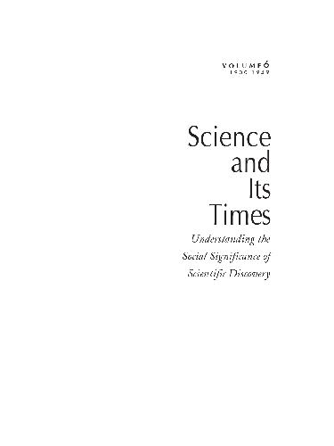 Science and Its Times