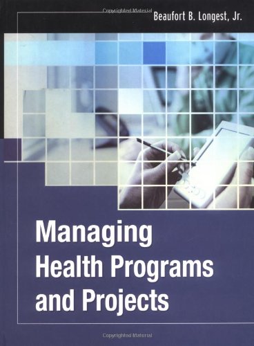 Managing Health Programs and Projects