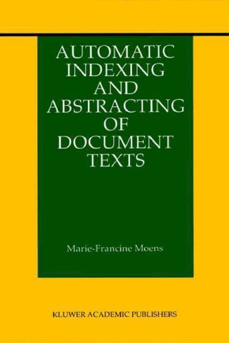 Automatic Indexing and Abstracting of Document Texts