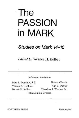 Passion in Mark