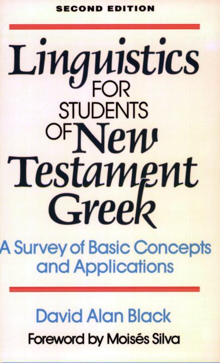 Linguistics for Students of New Testament Greek