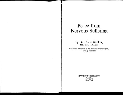 Peace from Nervous Suffering