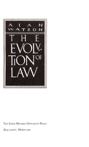 The Evolution of Law