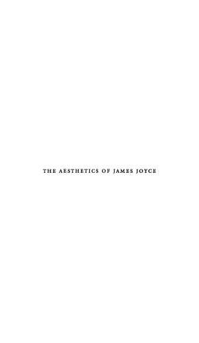 The Aesthetics of James Joyce