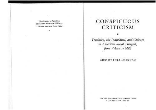 Conspicuous Criticism