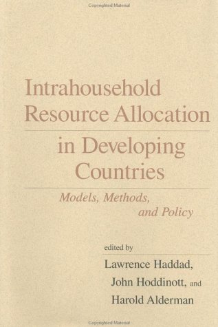 Intrahousehold Resource Allocation in Developing Countries