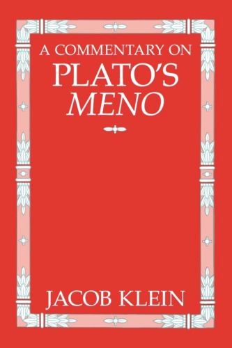 A Commentary on Plato's Meno