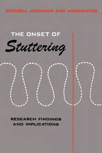 The onset of stuttering