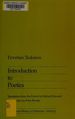 Introduction To Poetics