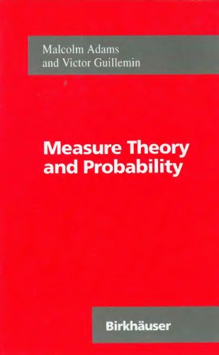 Measure Theory and Probability