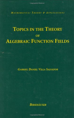 Topics in the Theory of Algebraic Function Fields