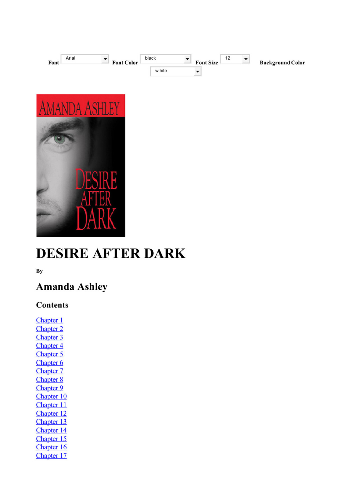 Desire After Dark