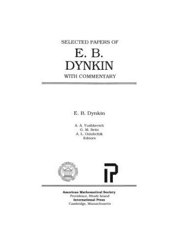 Selected Papers of E.B. Dynkin