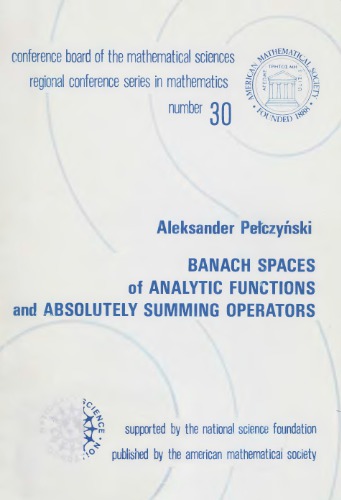 Banach Spaces Of Analytic Functions And Absolutely Summing Operators