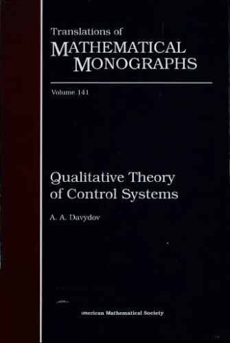 Qualitative Theory of Control Systems